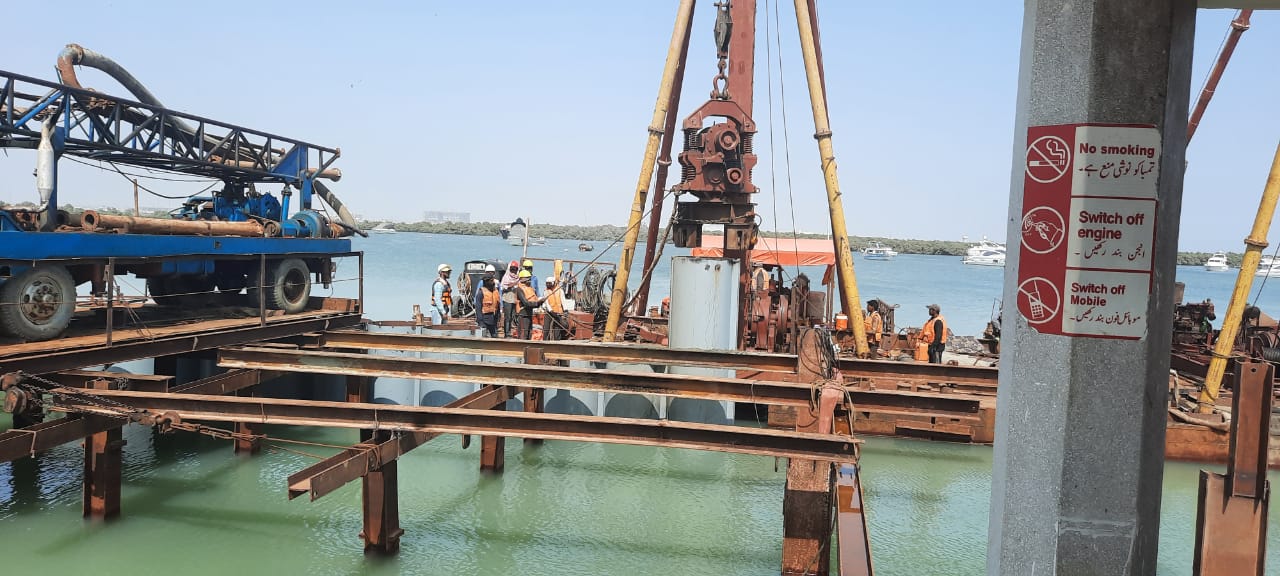 Marina Club Pile Driving