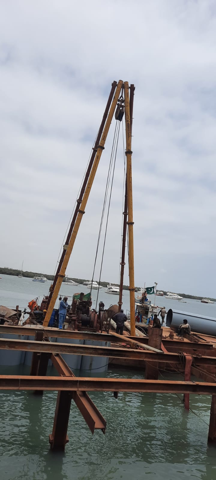 Marina Club Crane Works